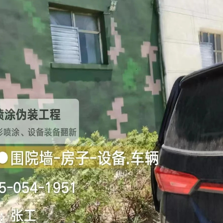 日喀则数码迷彩漆施工
